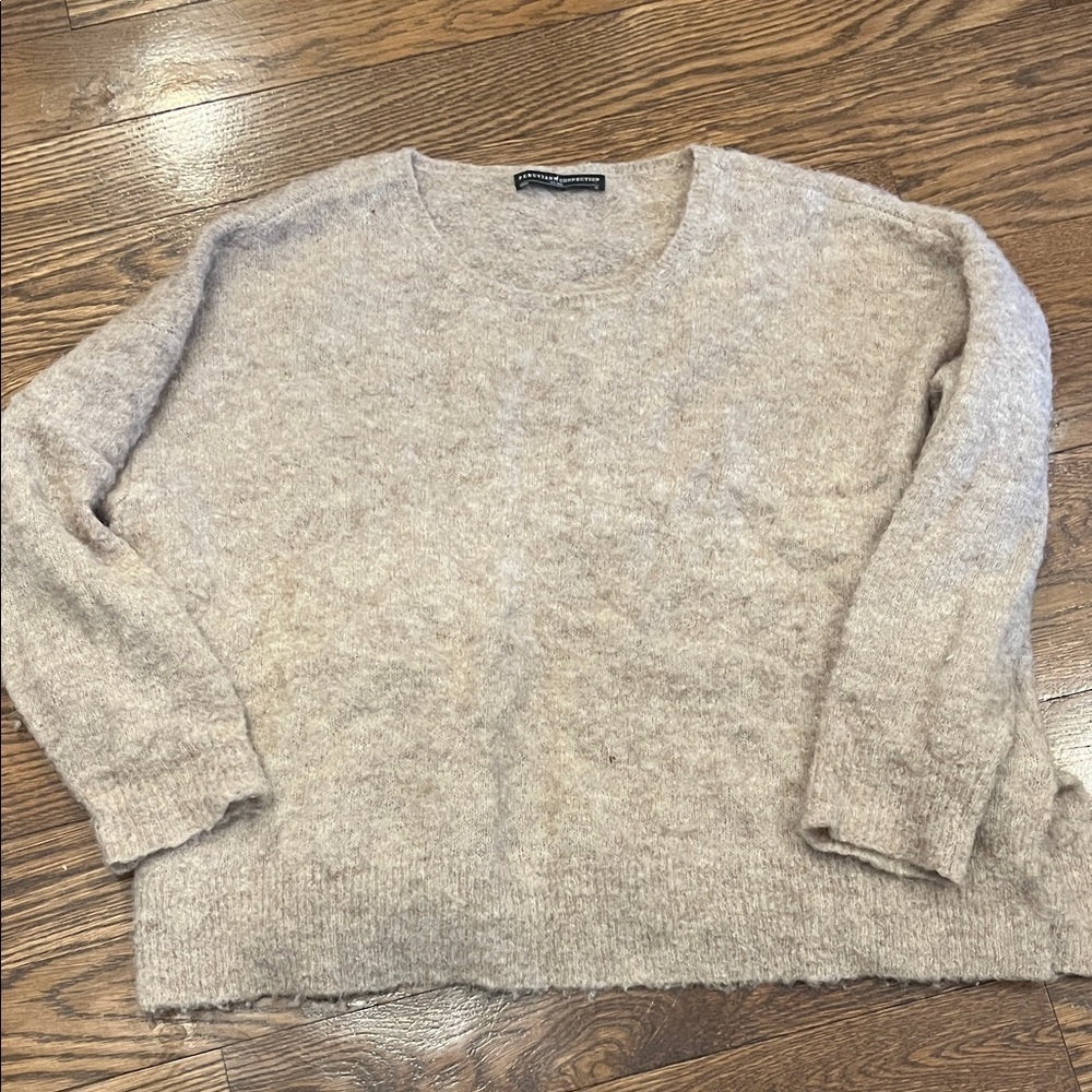 Peruvian Conection XL Cozy Beige Sweater